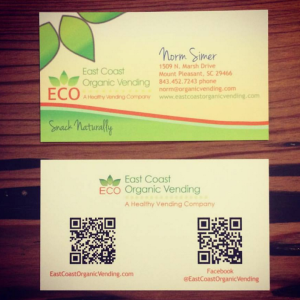 Branding: ECO Vending Business Cards